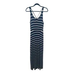SO Black & White Stripe Maxi Dress S